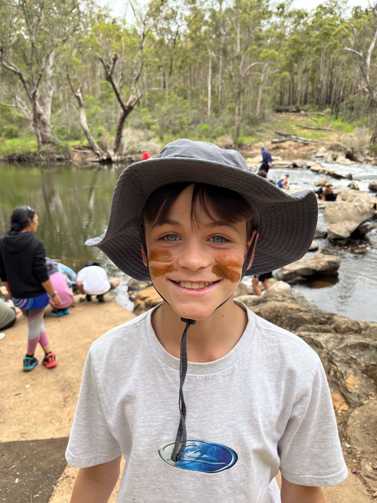 Year 4 student on the Kooringal outdoor education program