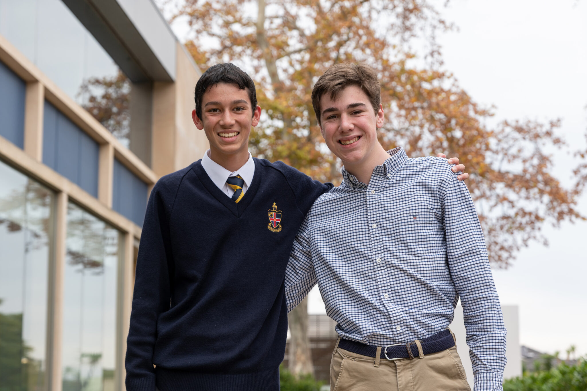 A Christ Church students with his 