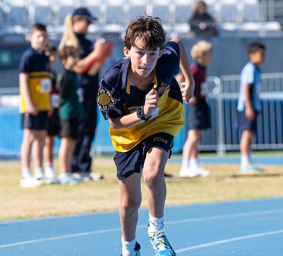 Preparatory School students competing in the JPSSA Athletics Carnival