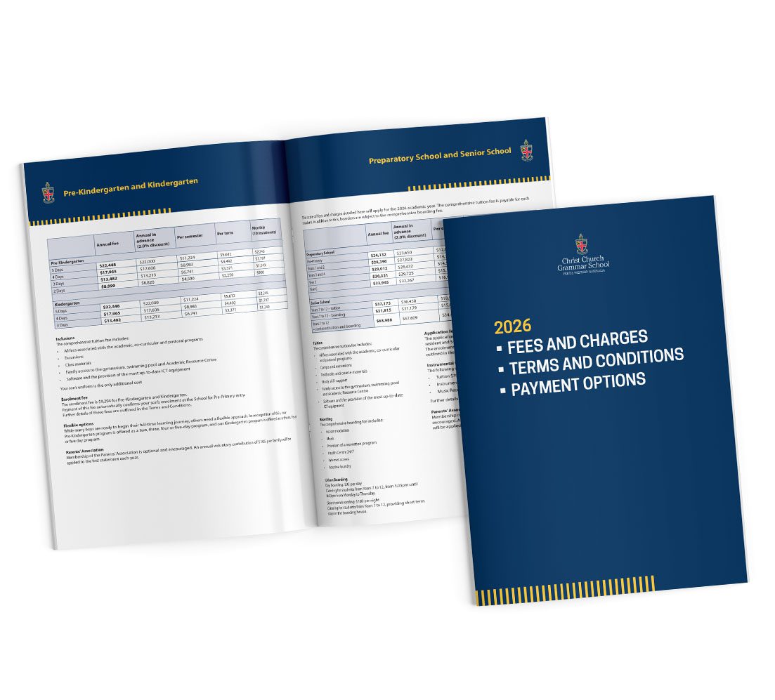 Schedule of Fees brochure